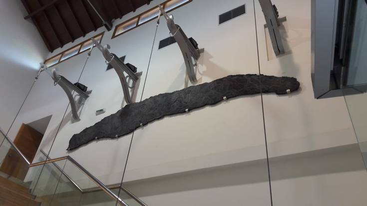 Iknofosilaren erreplika Algorri zentroan erakutsiko dute