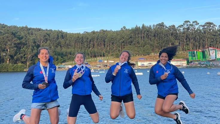 Urrezko dominarekin itzuli dira Irati Osa eta Begoña Lazkano Espainiako Sprint Txapelketatik