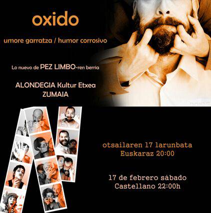 Zozkatu ditugu 'Oxido' mikroantzerki saioetarako sarrerak
