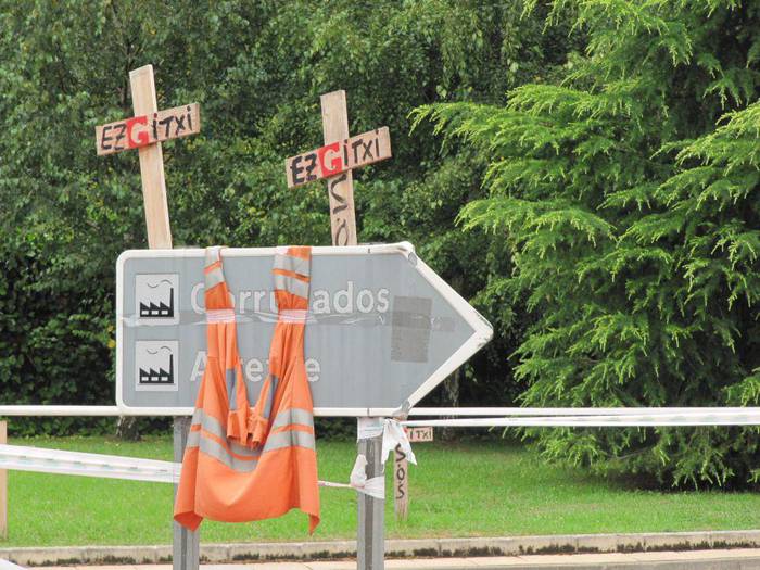 Corrugados Azpeitia itxi dute, langile guztiak kaleratuta