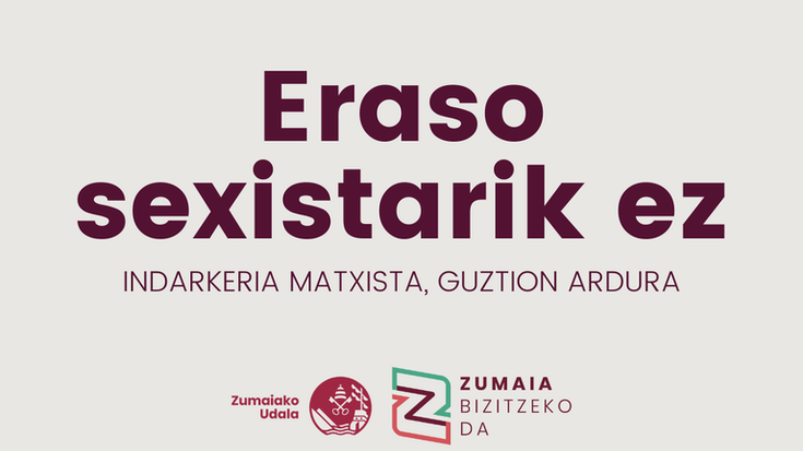 Sexu erasoak salatzeko bihar egingo den manifestazioan parte hartzera deitu du udalak