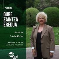 Hitzaldia: 'Gure Zaintza eredua', Maite Peñaren eskutik