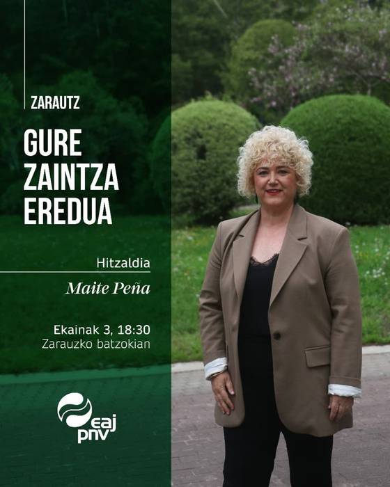 Hitzaldia: 'Gure Zaintza eredua', Maite Peñaren eskutik