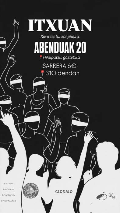 'Itxuan kontzertu sorpresa'