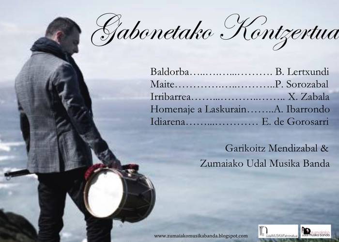 Musika Bandak eta Garikoitz Mendizabalek Gabonetako kontzertua emango dute bihar