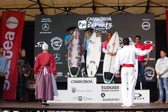 Vicente Romerok eta Pauline Adok irabazi dute Cabreiroa Pro Zarautz txapelketa