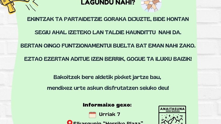 Anaitasuna mendi bazkunaren informazio bilera