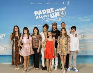 'Padre no hay mas que uno 5: nido repleto' filmarekin itzuliko da oporretatik Aita Mari zinema