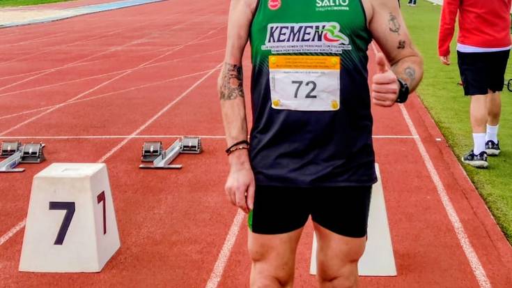 Alberto Rebollo bigarren Atletismo Egokituaren Espainiako Txapelketa Absolutoan