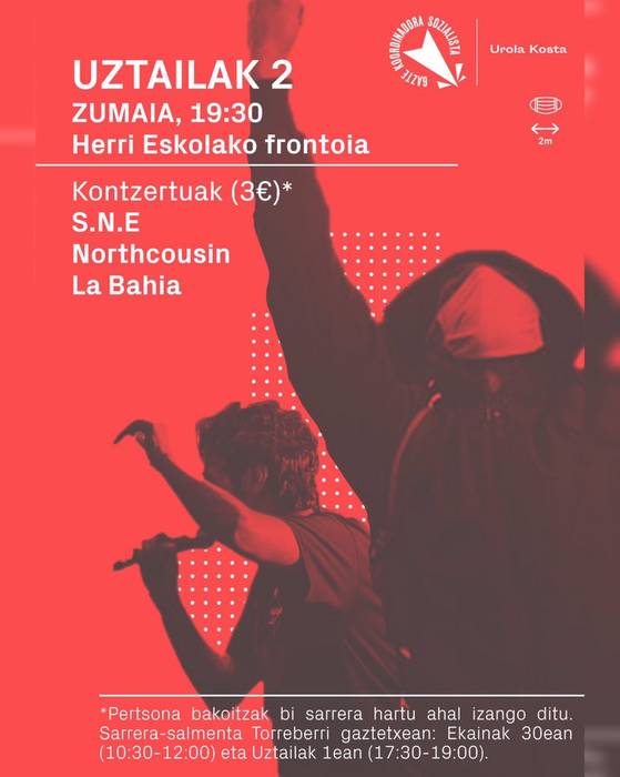 Ostiralerako rap emanaldiak antolatu ditu Zumaian GKSk