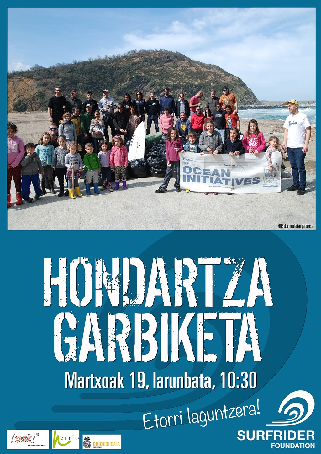 Kartelak: Hondartza garbiketa