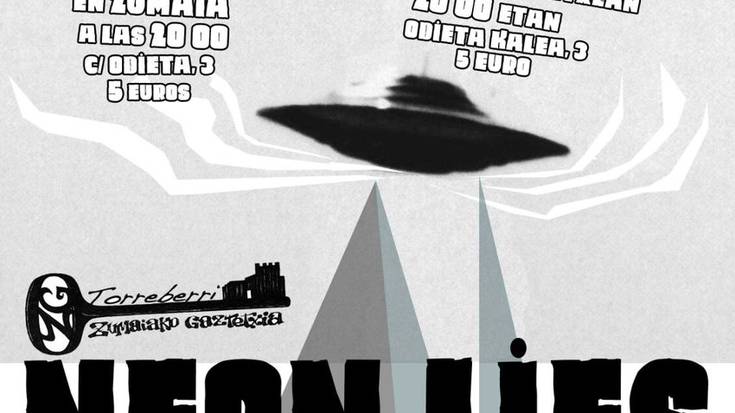 Neon Lies eta Aviadoras taldeen kontzertuak, gaur, Gaztetxean