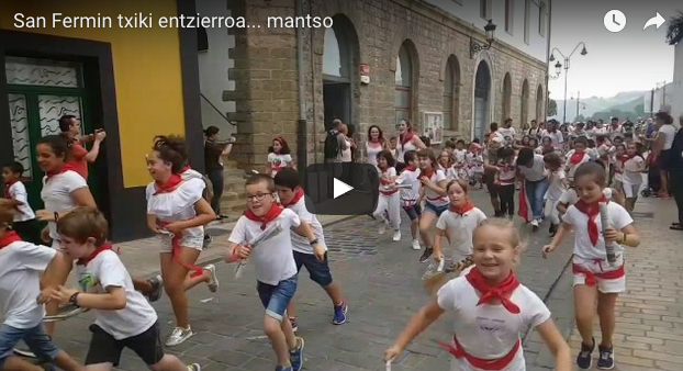 BIDEOA: San Fermin txikiko entzierroa egin dute gaur Zumaian