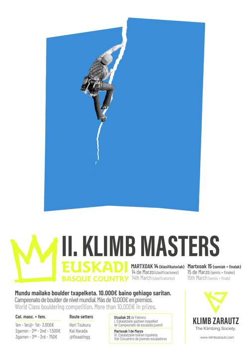 Txapelketa: II. Klimb Masters Euskadi Basque Country txapelketa