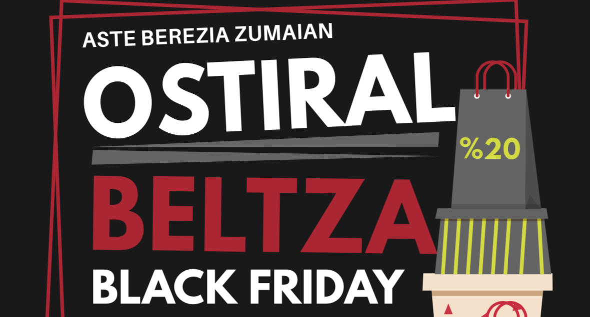 Ostiral Beltzaren inguruko deskontuak eta zozketak egingo ditu Gertuk