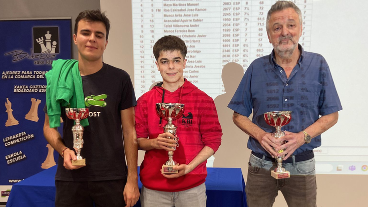 Partida azkarren Gipuzkoako xake txapelketa irabazi du Oier Sarasketak