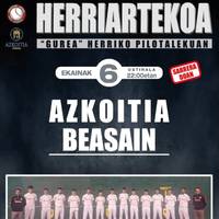 Herriartekoaren final laurdenetako itzulerakoa: Azkoitia-Beasain