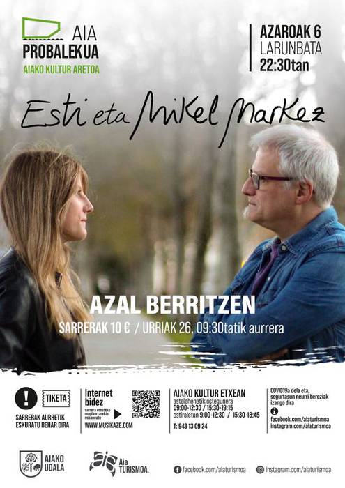 Esti eta Mikel Markezen kantaldia