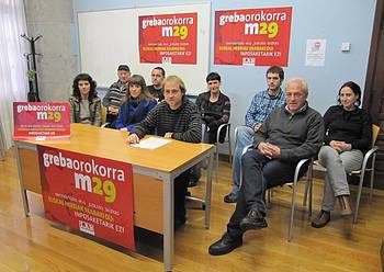 Lan erreformaren kontra grebara deitu du Urola Kostako LABek