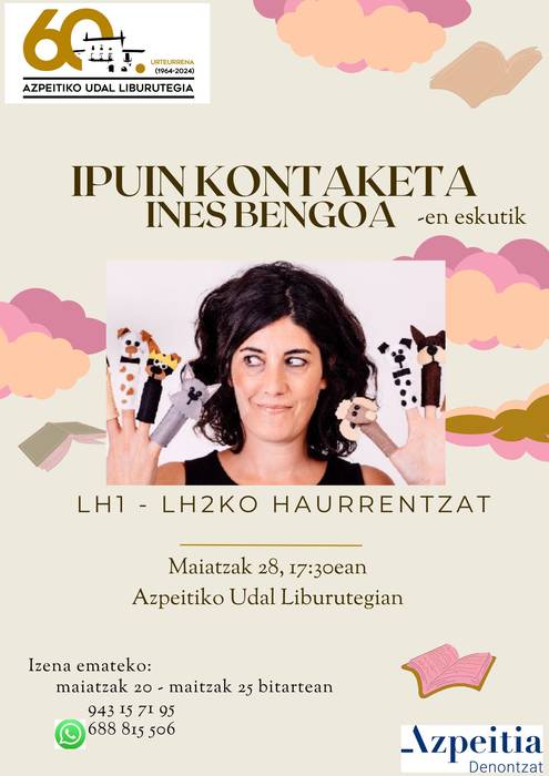 Ipuin kontaketa: Ines Bengoa ipuin kontalariarekin