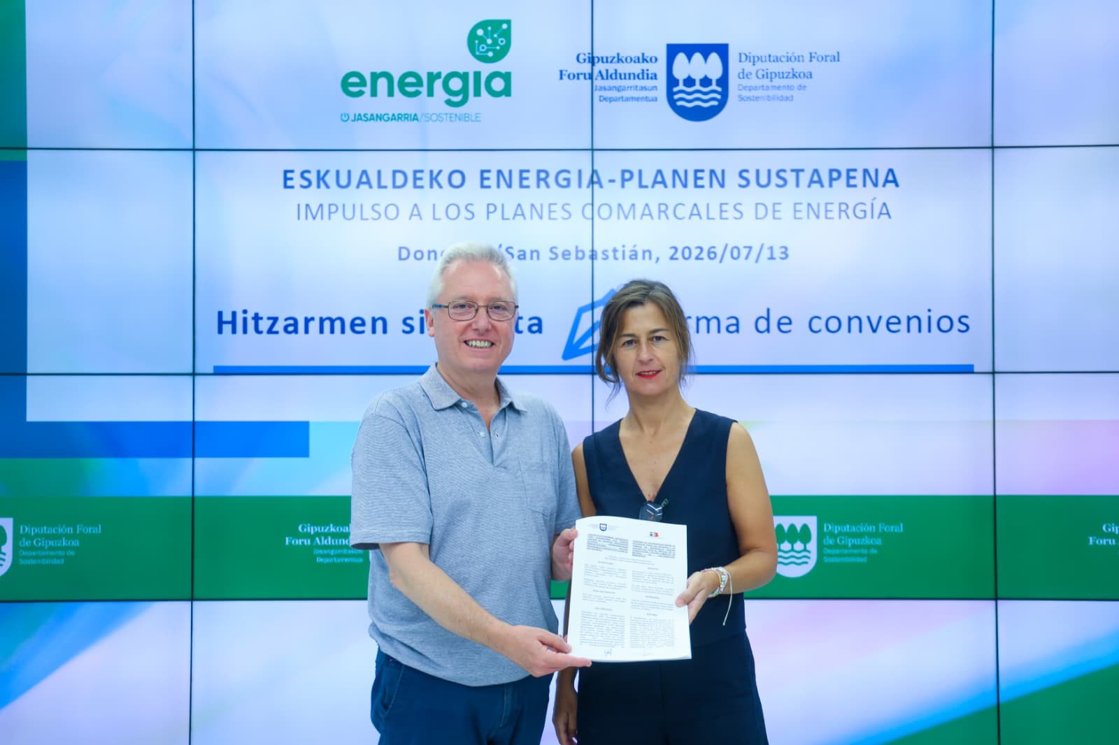 Energia planak sustatzeko aldundiaren diru laguntza jaso du Iraurgi Berritzenek