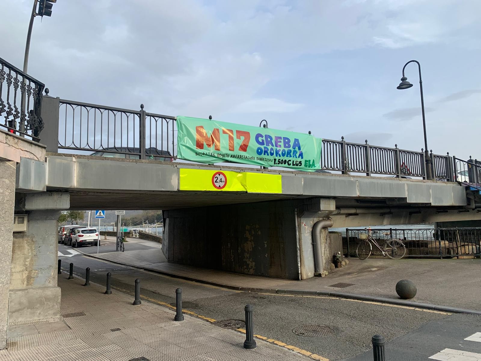 Manifestazioa egingo dute Orion M17ko greba egunean