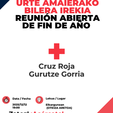 Bilera: Gurutze Gorriaren bilera irekia