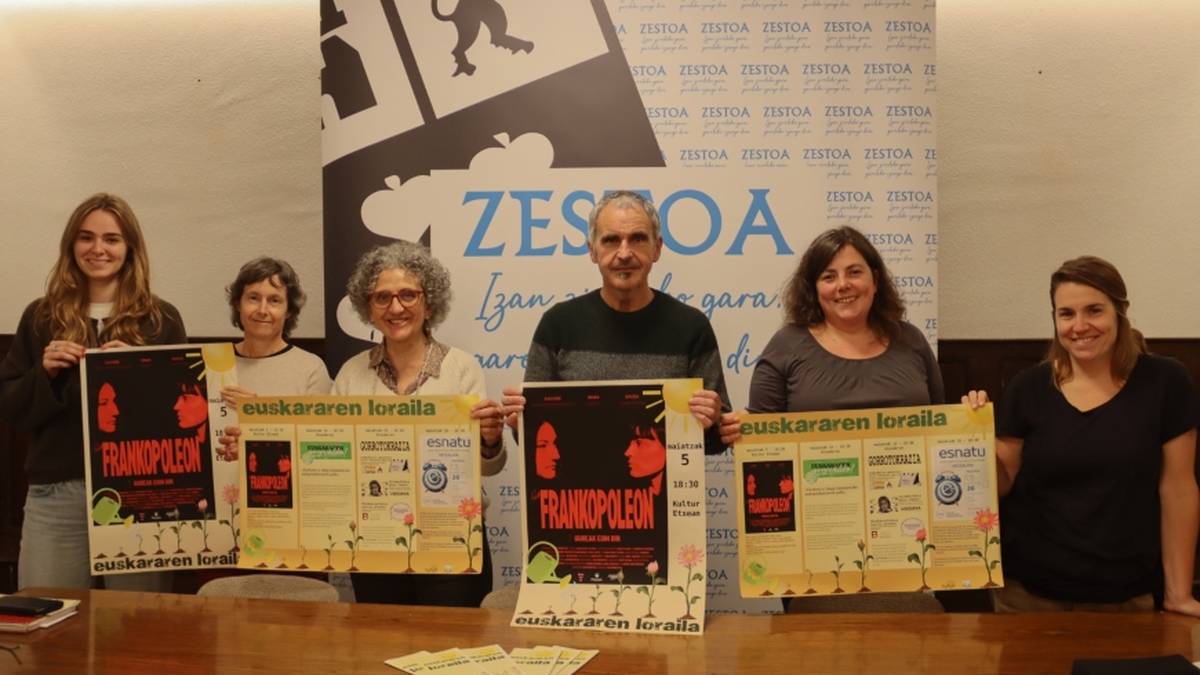 'Euskararen Loraila' egitasmoa aurkeztu dute Zestoako Udalak eta Euskara Foroak