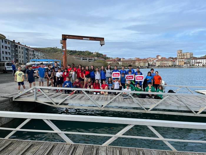 Eskolarteko Gipuzkoako bigarren proba jokatu dute Zumaian