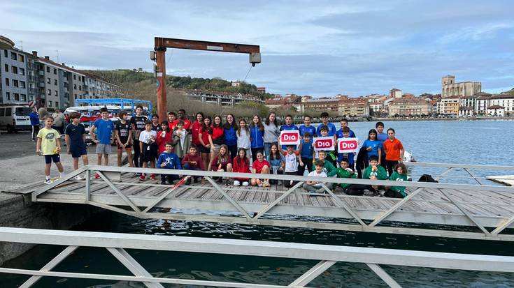 Eskolarteko Gipuzkoako bigarren proba jokatu dute Zumaian