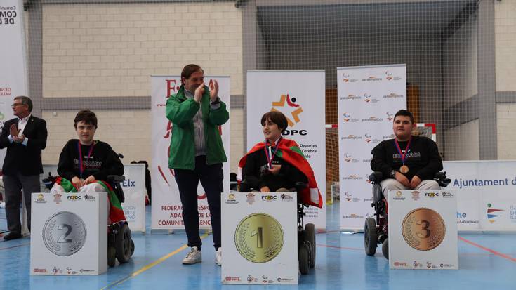 Markel Urkiri txapeldun izan da Espainiako selekzioen arteko 'boccia' txapelketan