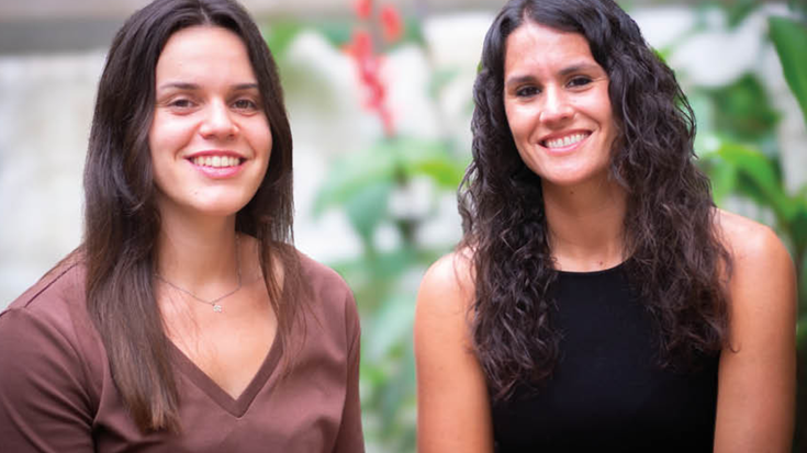 Claudia Armora eta Andrea Oubiña: "Urtebetean asko hobetu dugu euskararen ulermena"