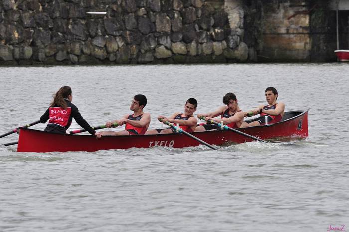 Zumaiako bederatzi batelek hartu dute parte Orioko estropadetan