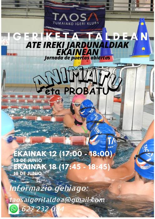 Taosaren ate irekien jardunaldiak