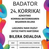 Bilera: Azkoitiko Korrika batzordearen bilera