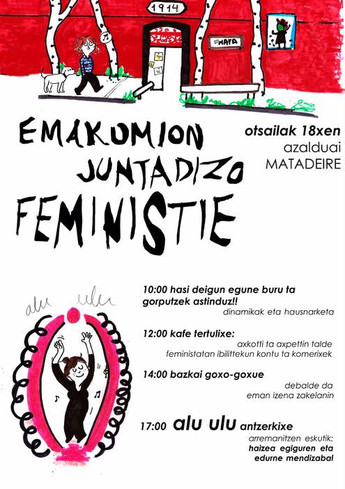 "Emakumion Juantaizo Feministie" antolatu du Sostenipek