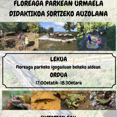 Auzolana: Floreaga parkeko urmaelaren sorrera