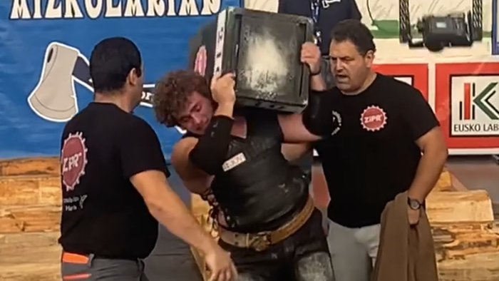 17 urterekin 210 kiloko harria jaso du Imanol Royo 'Lartain'-ek