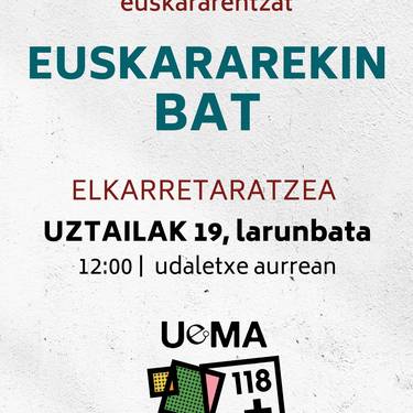 Elkarretaratzea: 'Justizia, lege-babesa eta arnasa euskararentzat'