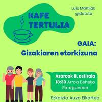 Kafe tertulia: Gizakiaren etorkizuna, Luis Martijaren eskutik