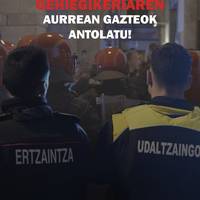 Elkarretaratzea: 'Poliziaren gehiegikeriaren aurrean gazteok antolatu'