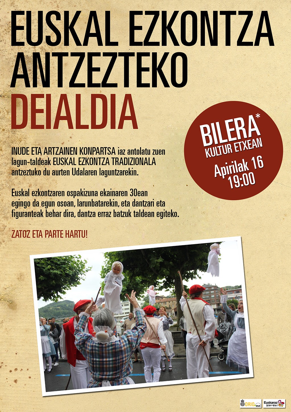 Euskal ezkontza tradizionala antzeztuko da San Pedro jaietan