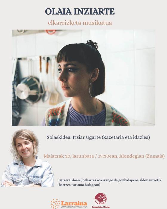 Olaia Inziarterekin solasaldi musikatua