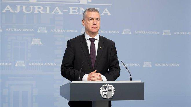 Iñigo Urkullu lehendakariak alarma egoera ezartzeko eskatu dio Pedro Sanchez Espainiako presidenteari