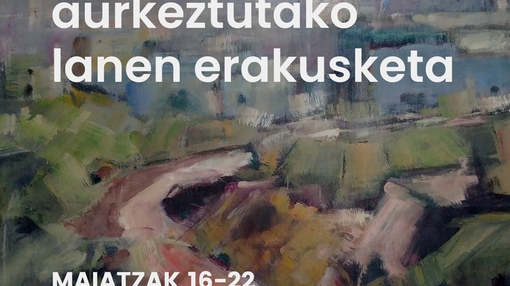 Kaleko pintura lehiaketako lanen erakusketa