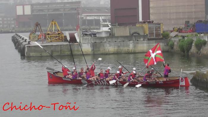 Erandioko bandera irabazi dute Zumaiako beteranoek