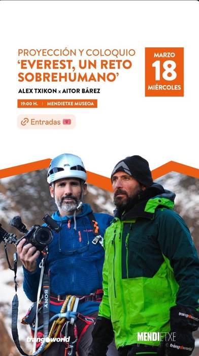Emanaldia eta solasaldia: 'Everest, un reto sobrehumano'