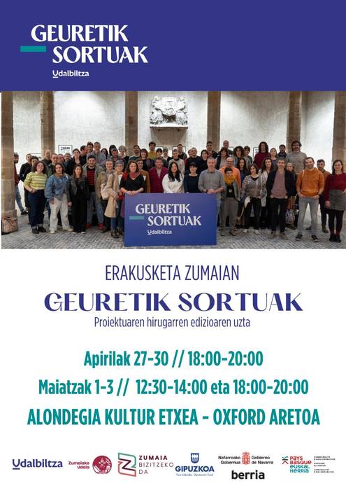 Erakusketa: 'Geuretik sortuak proiektuaren hirugarren edizioaren uzta'