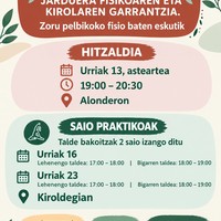 Hitzaldia: 'Perimenopausia eta menopausia'