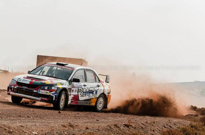 Jorge del Cid azpeitiarra garaile Lanzaroteko rallyan